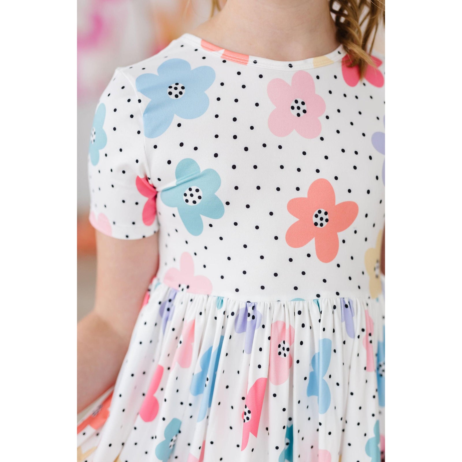 Dots & Daisies S/S Pocket Twirl Dress