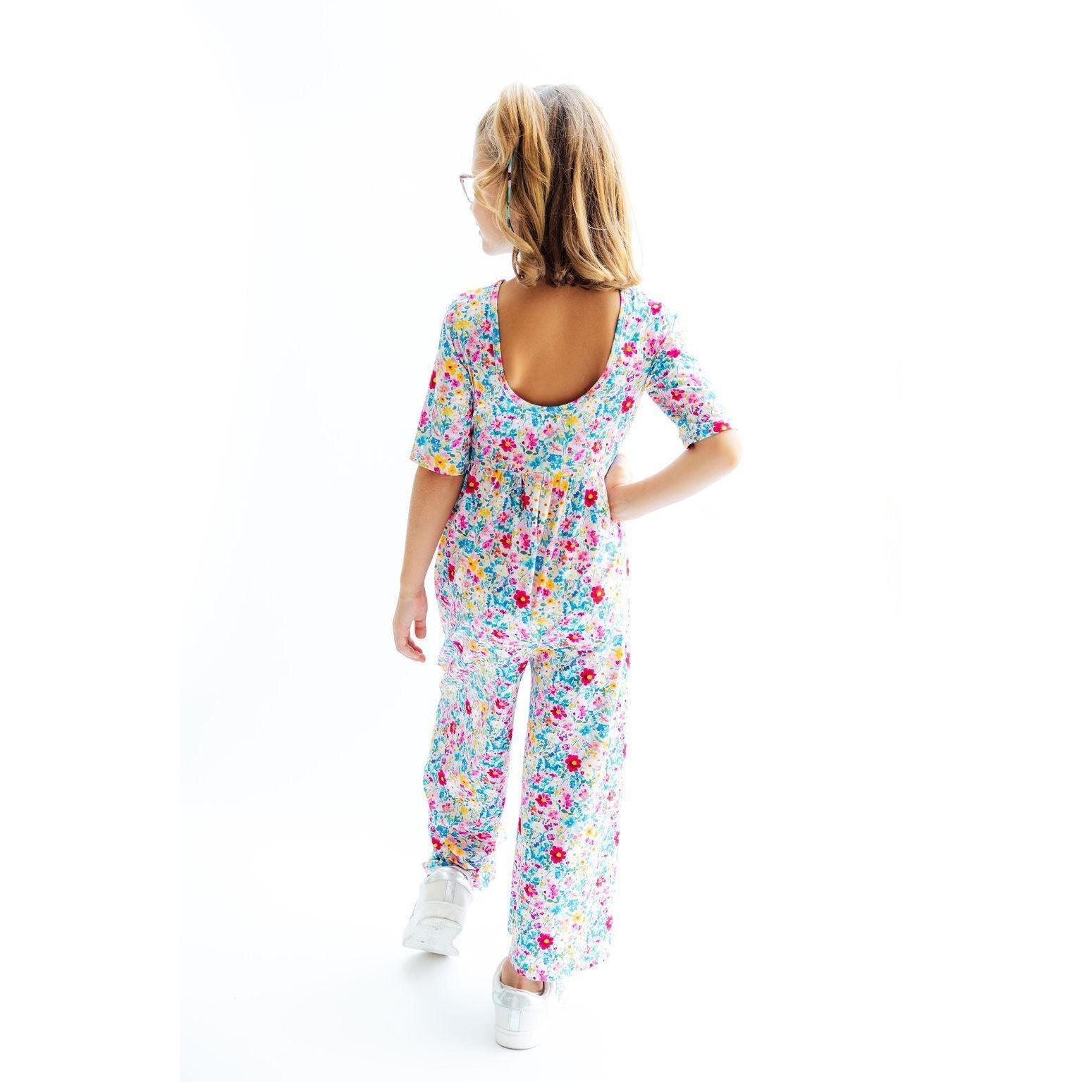 Fluttering Flowers Wide Leg Jumpsuit