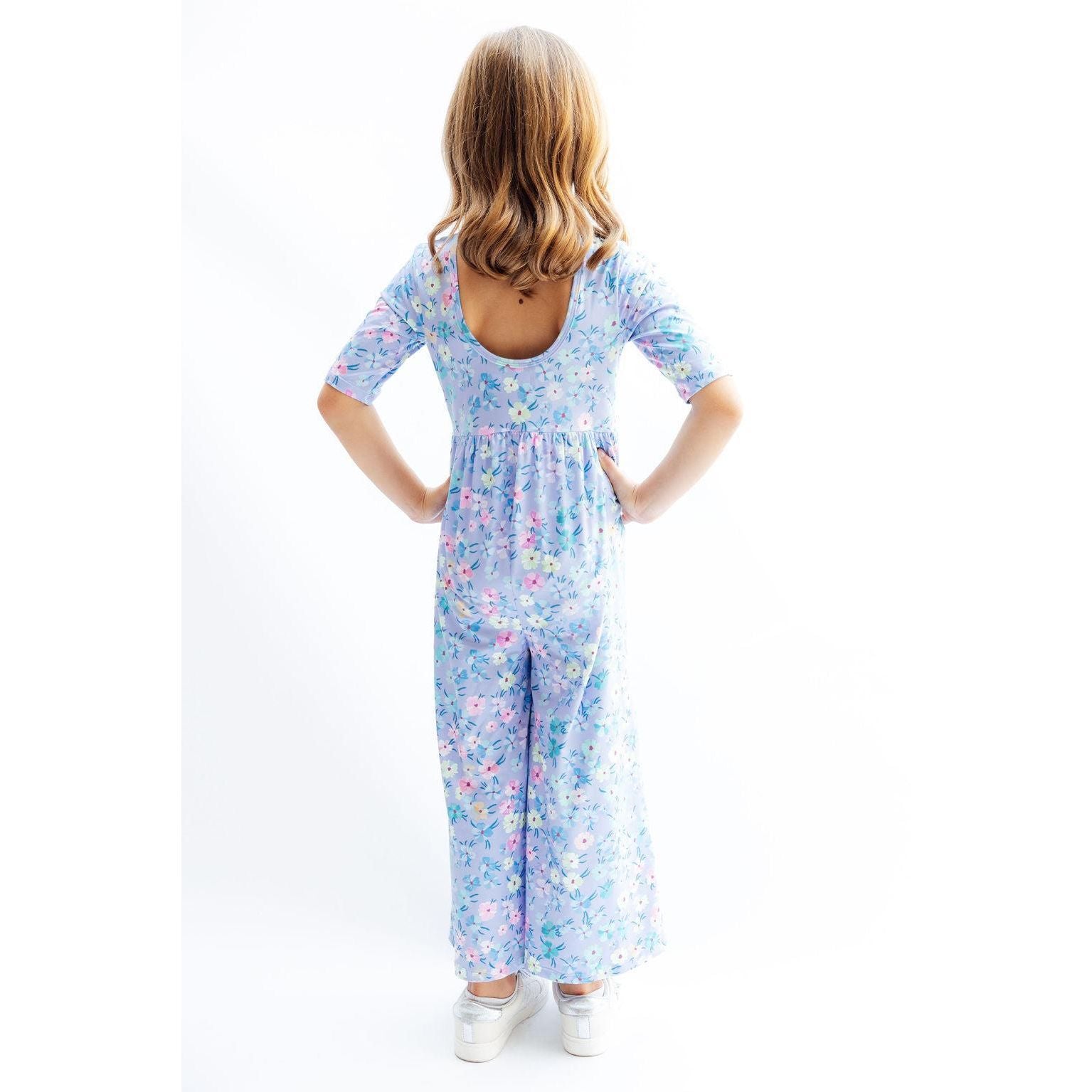 Petal Party Wide Leg Jumpsuit