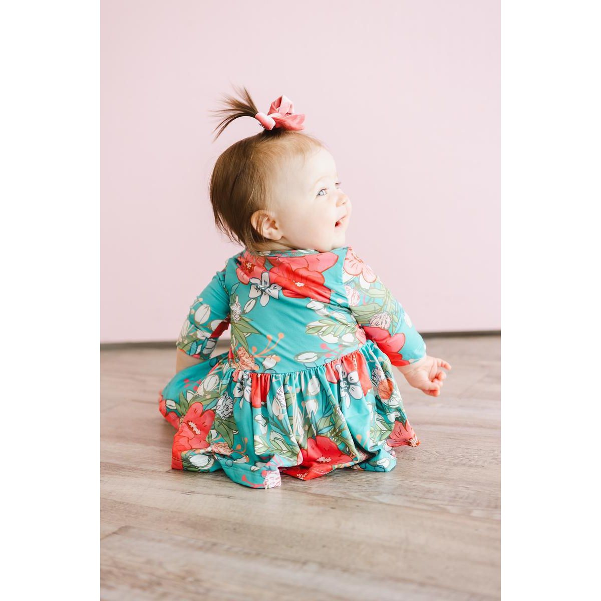SALE After the Rain 3/4 Sleeve Twirl Bodysuit