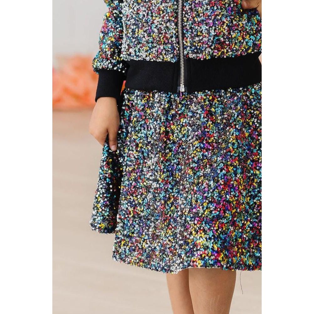 SALE Confetti Sequin Twirl Skort