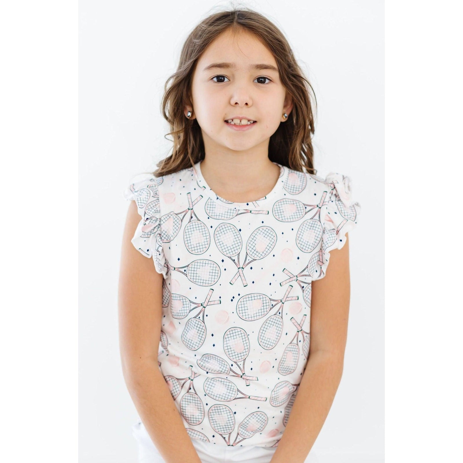 SALE Game, Set, Match S/S Ruffle Tee