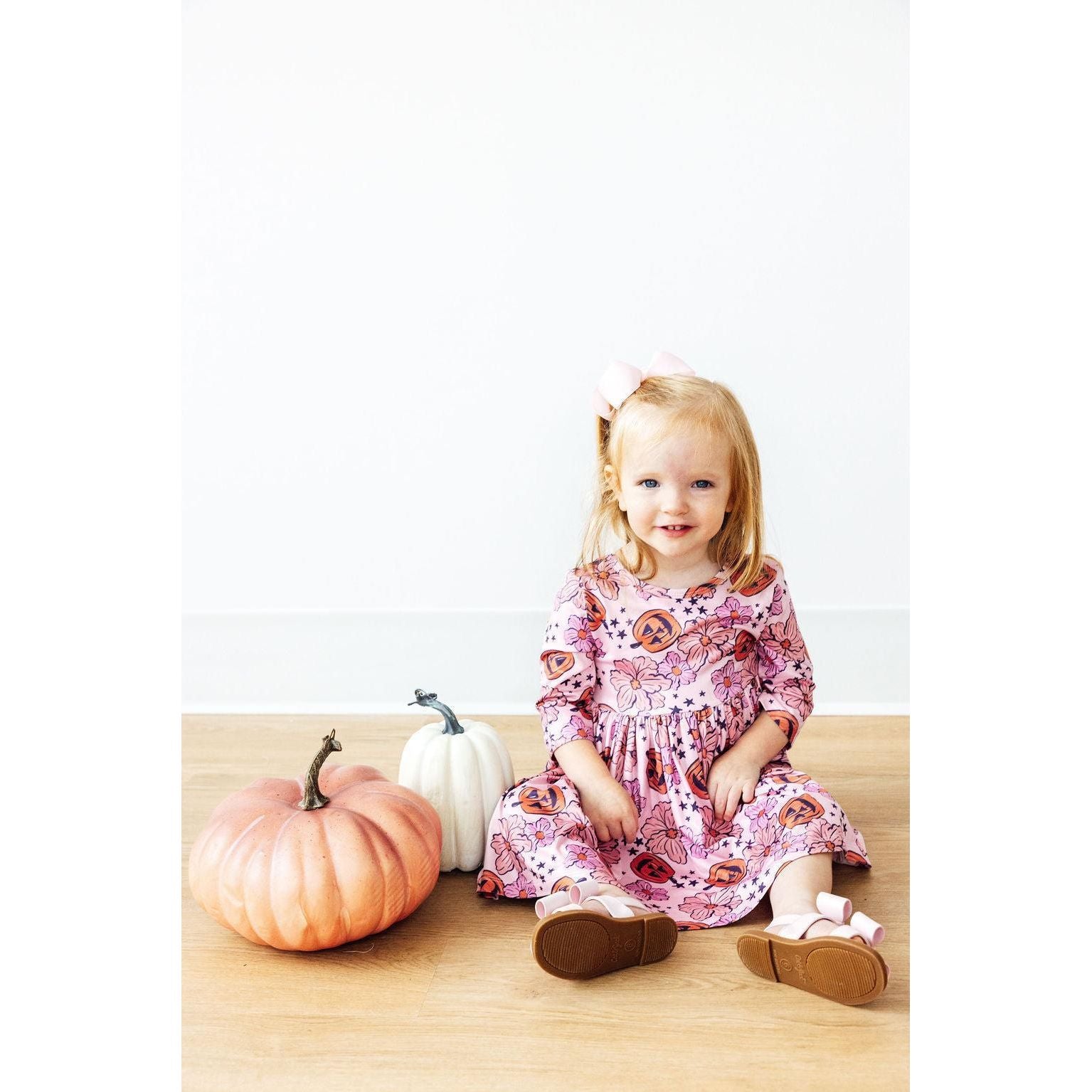 SALE Here for the Candy 3/4 Sleeve Pocket Twirl Dress