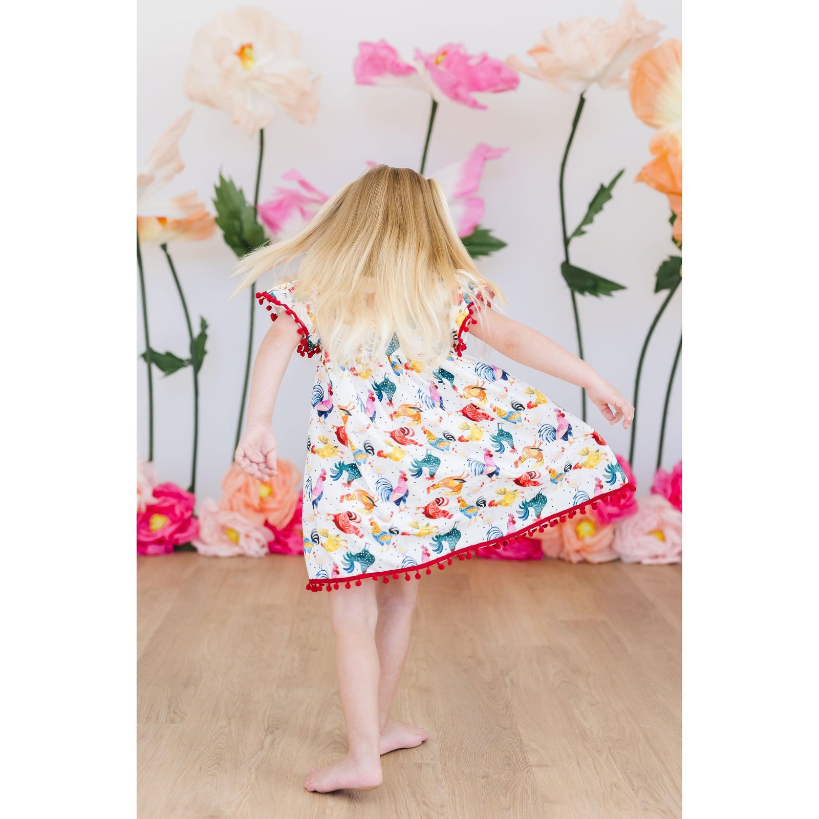 Rooster Pom Pom Dress