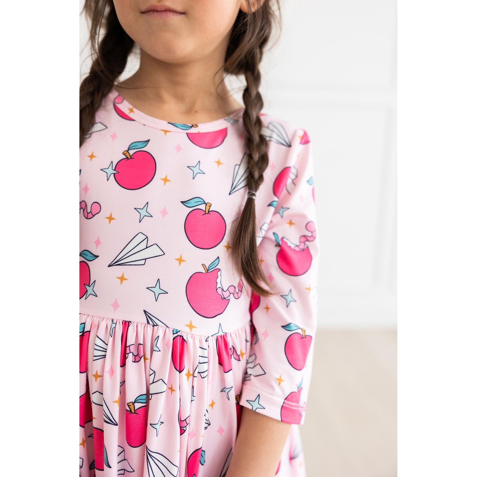 SALE Star Student 3/4 Sleeve Pocket Twirl Dress