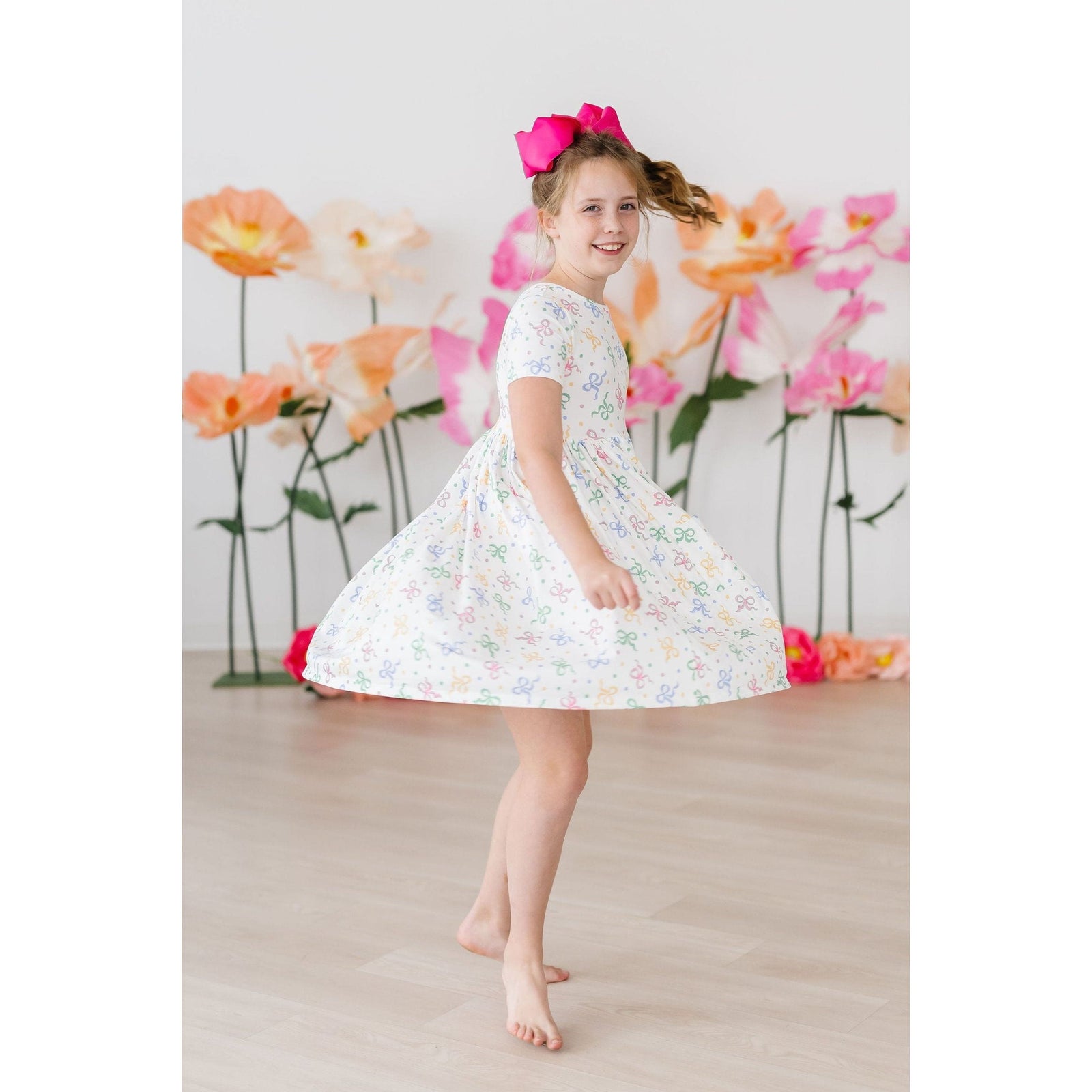 SALE Tied in Love S/S Pocket Twirl Dress