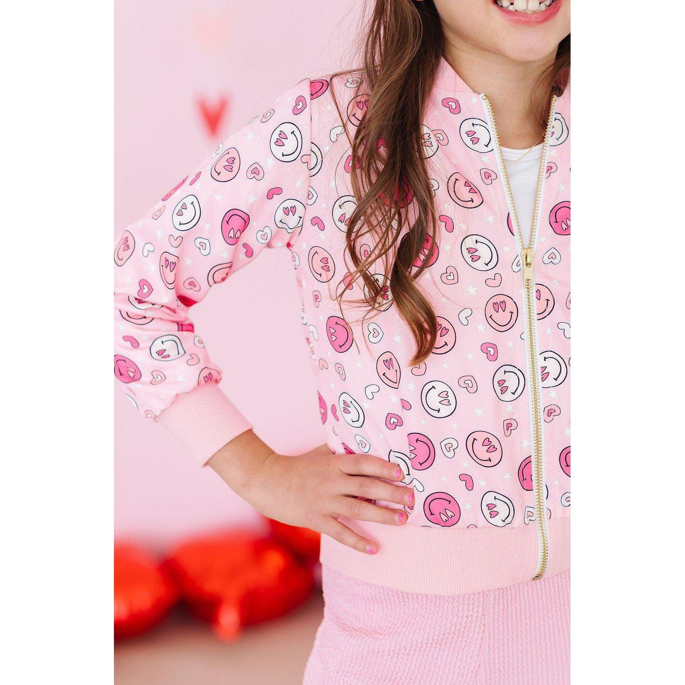 SALE You Make Me Happy Satin Jacket