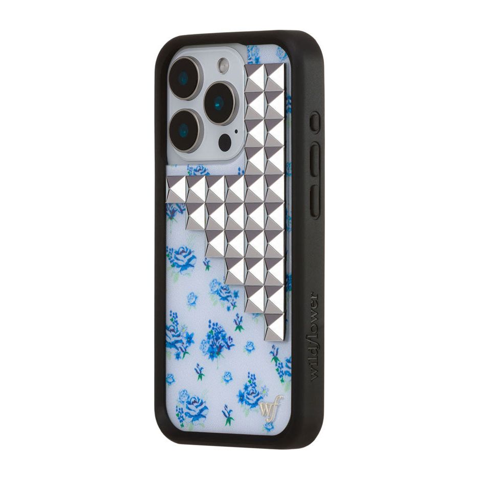 Forget Me Not Floral Stud iPhone Case
