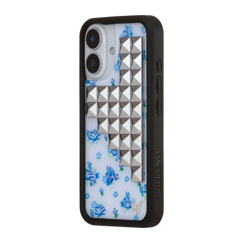 Forget Me Not Floral Stud iPhone Case