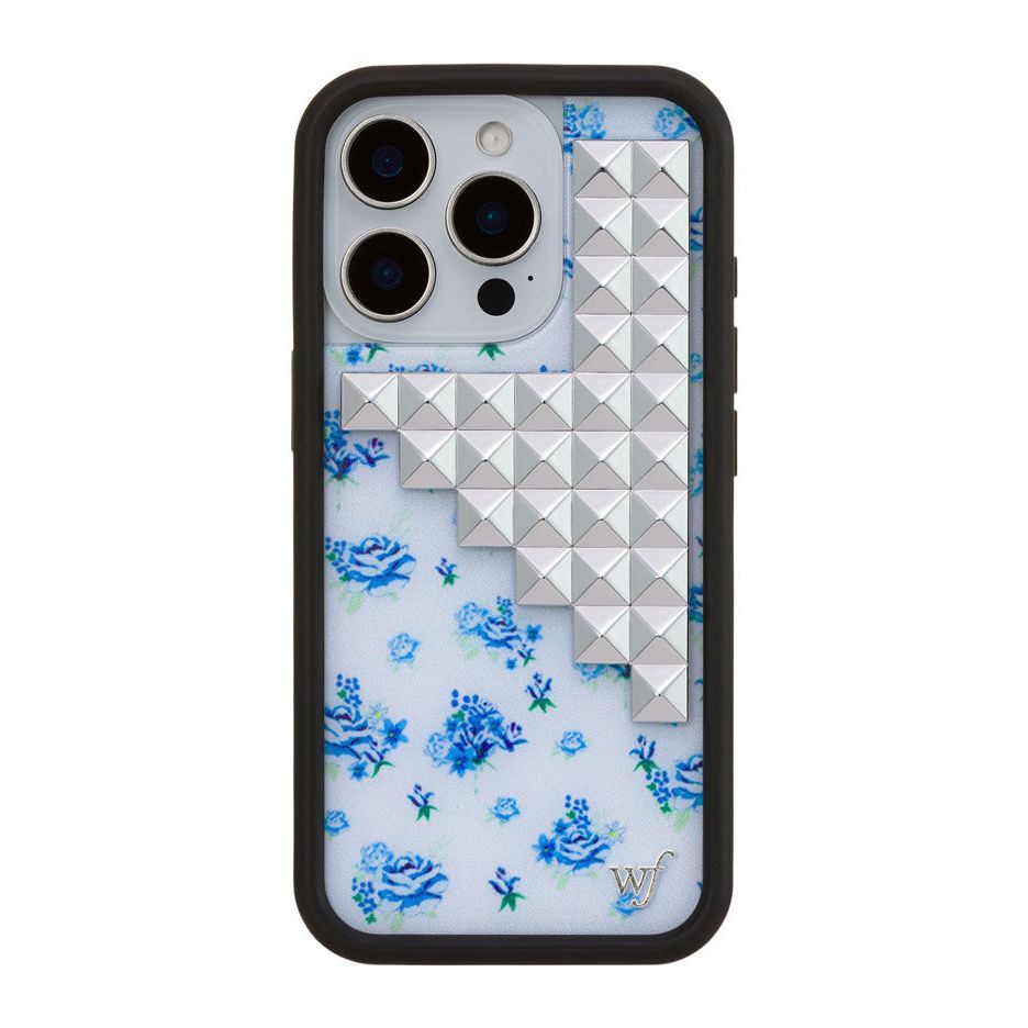 Forget Me Not Floral Stud iPhone Case