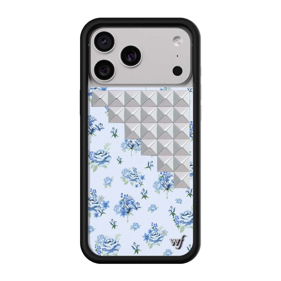 Forget Me Not Floral Stud iPhone Case