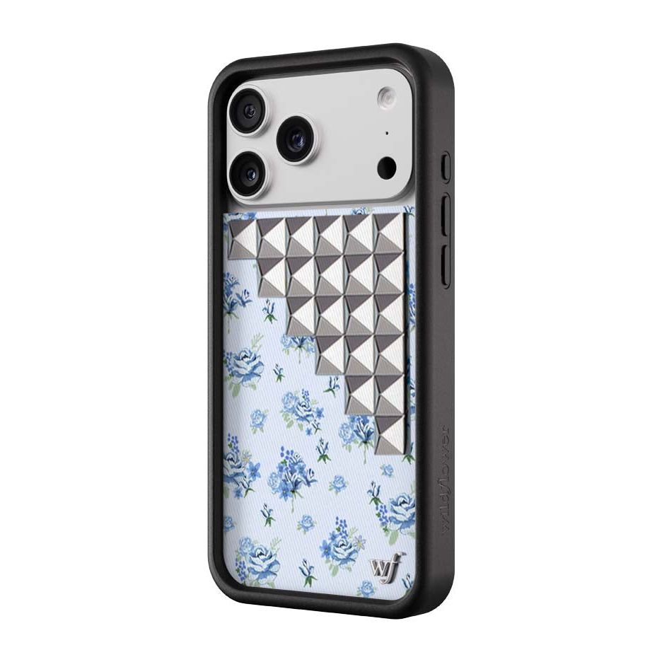 Forget Me Not Floral Stud iPhone Case