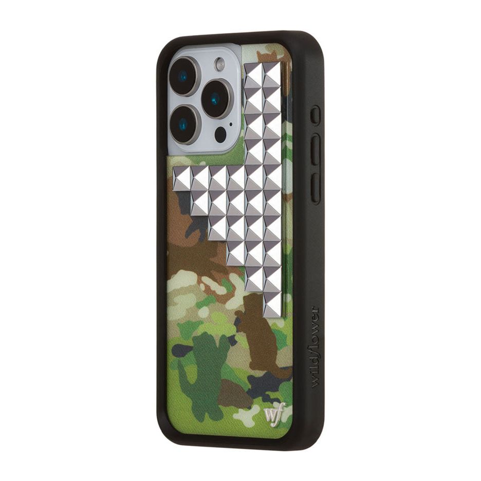Cat Camo Stud iPhone Case