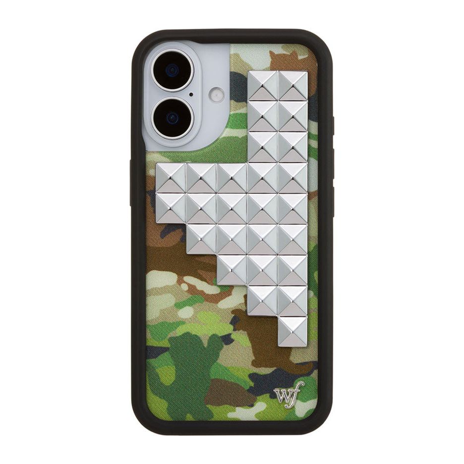 Cat Camo Stud iPhone Case