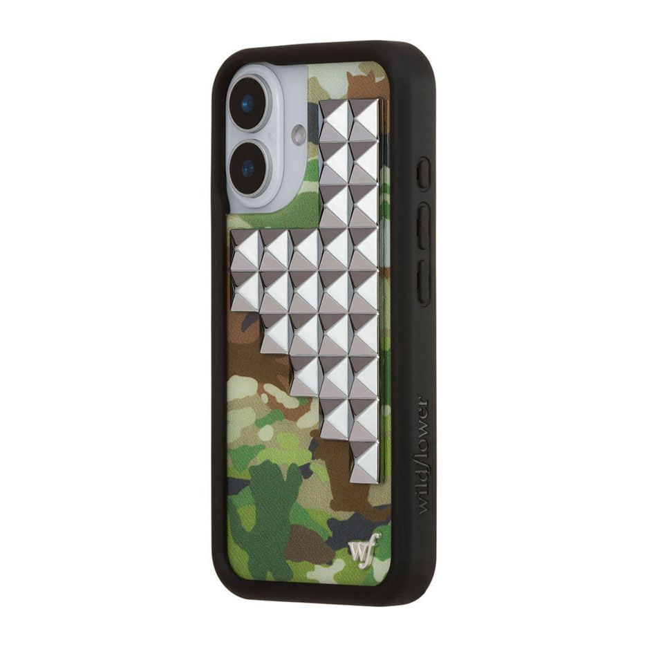 Cat Camo Stud iPhone Case