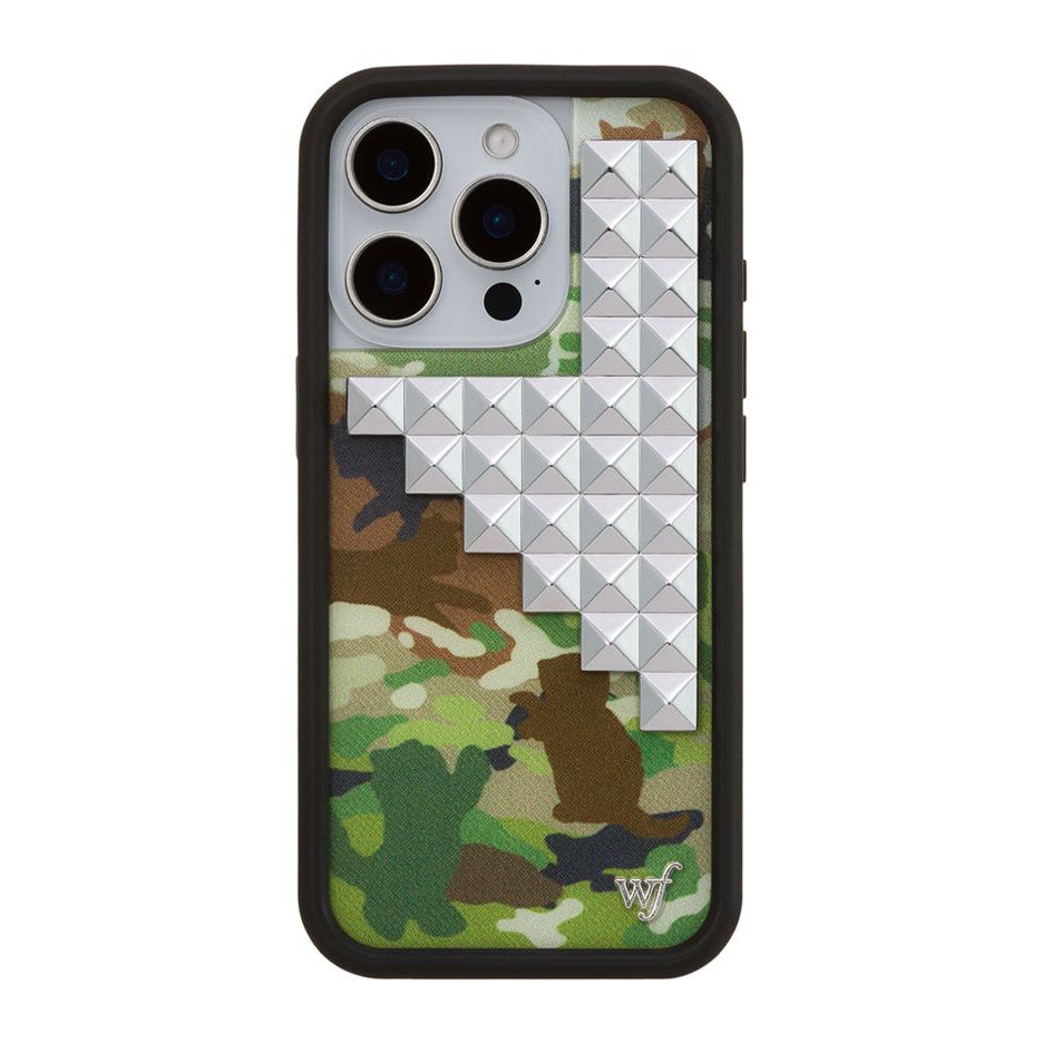 Cat Camo Stud iPhone Case