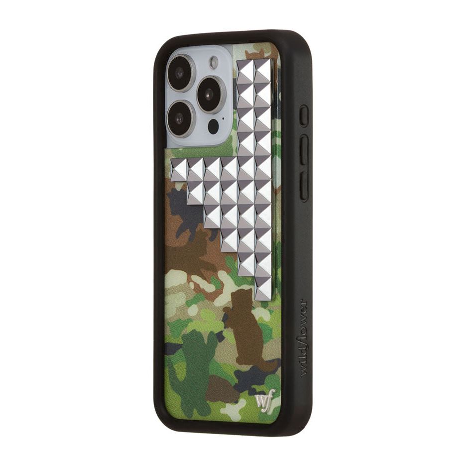 Cat Camo Stud iPhone Case