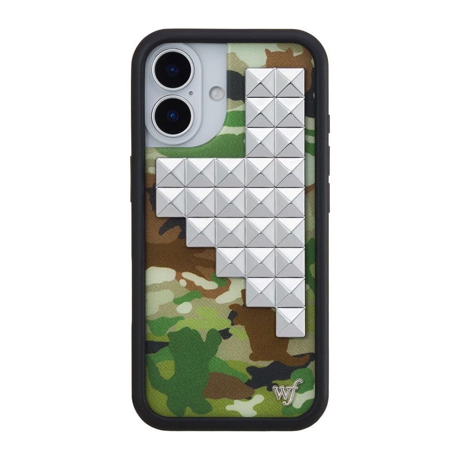 Cat Camo Stud iPhone Case