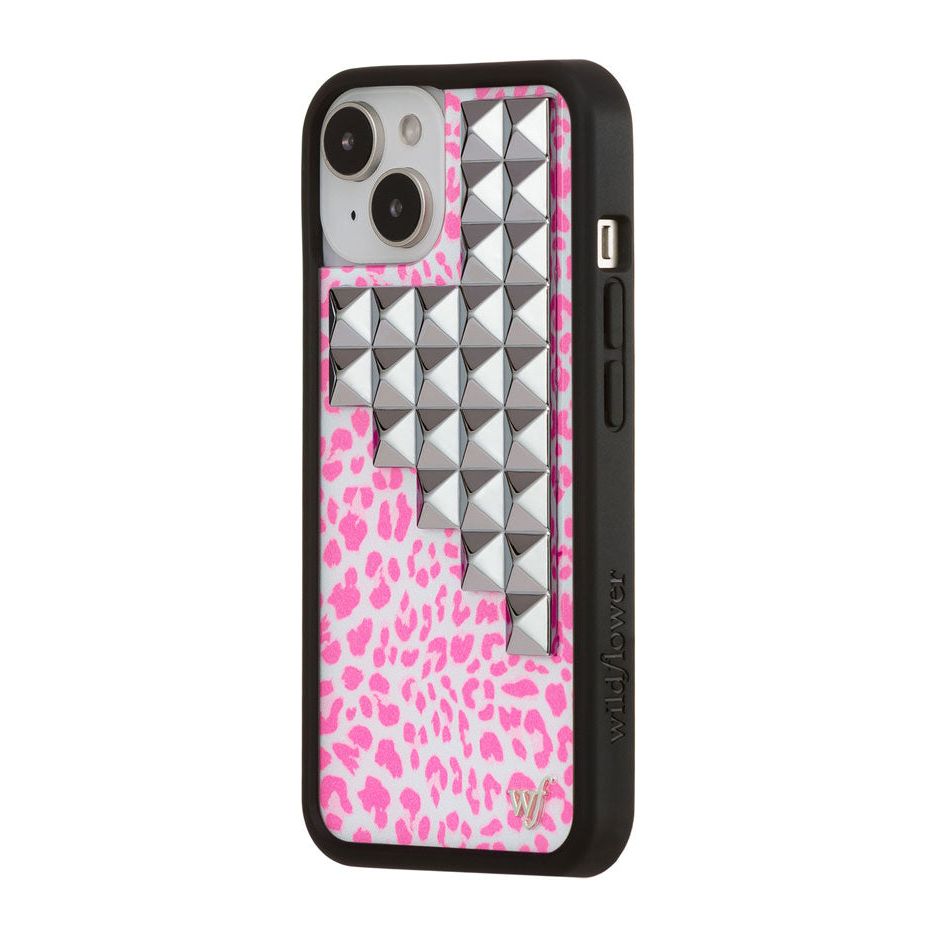 Pink Meow Stud iPhone Case