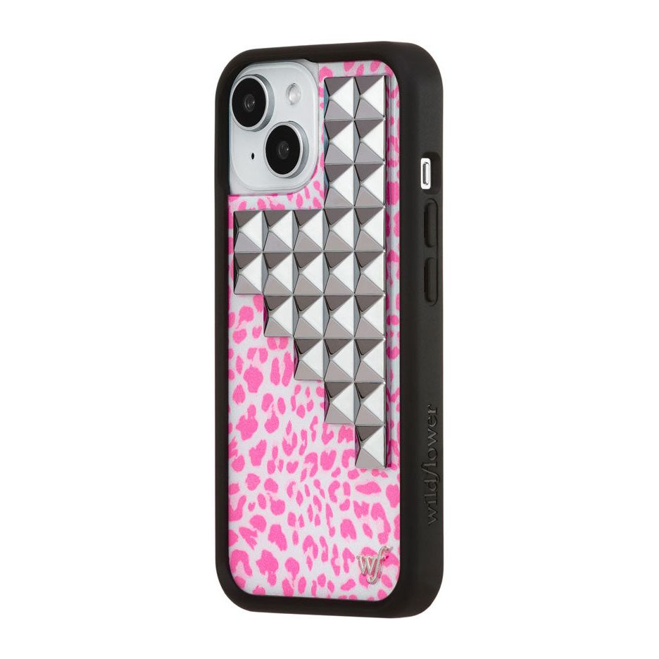 Pink Meow Stud iPhone Case