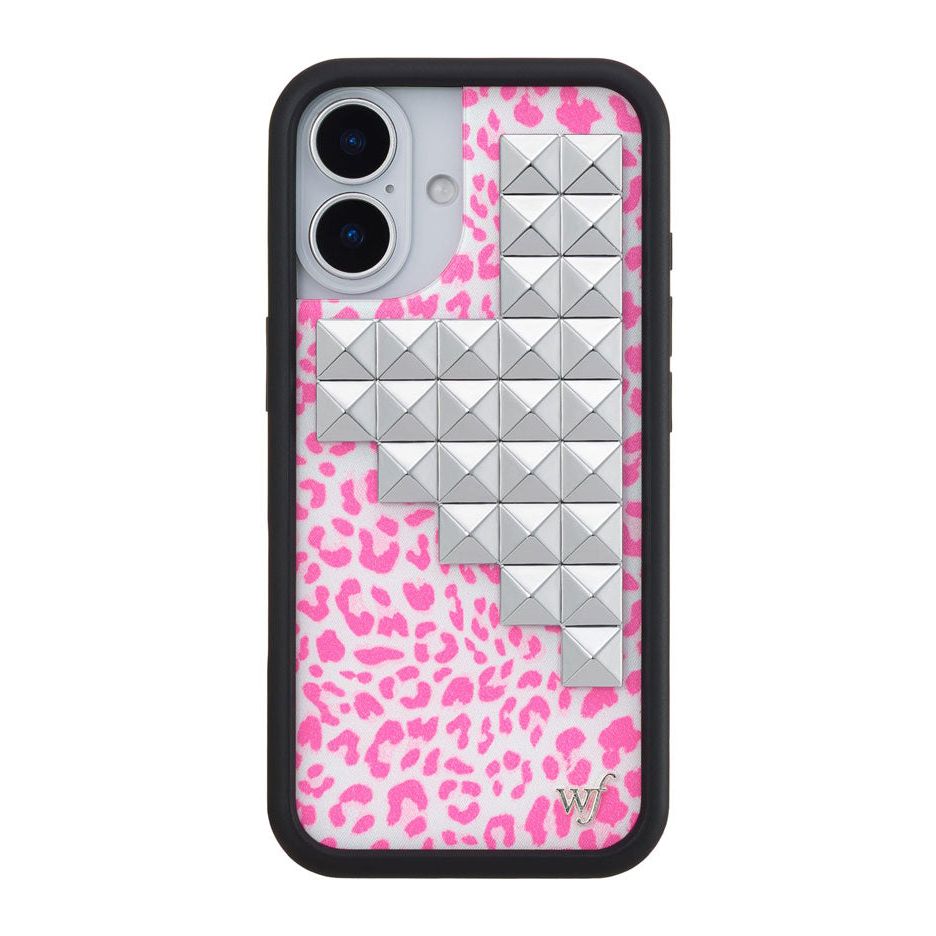 Pink Meow Stud iPhone Case