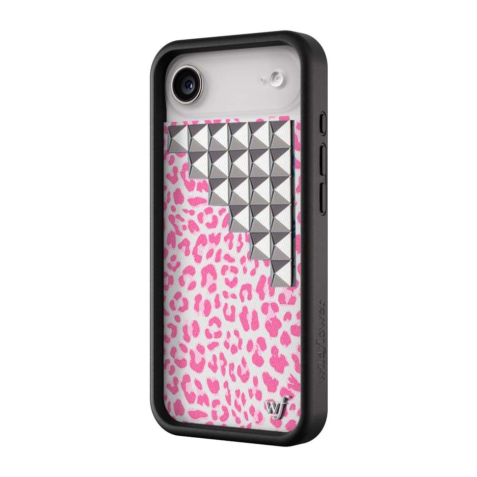 Pink Meow Stud iPhone Case