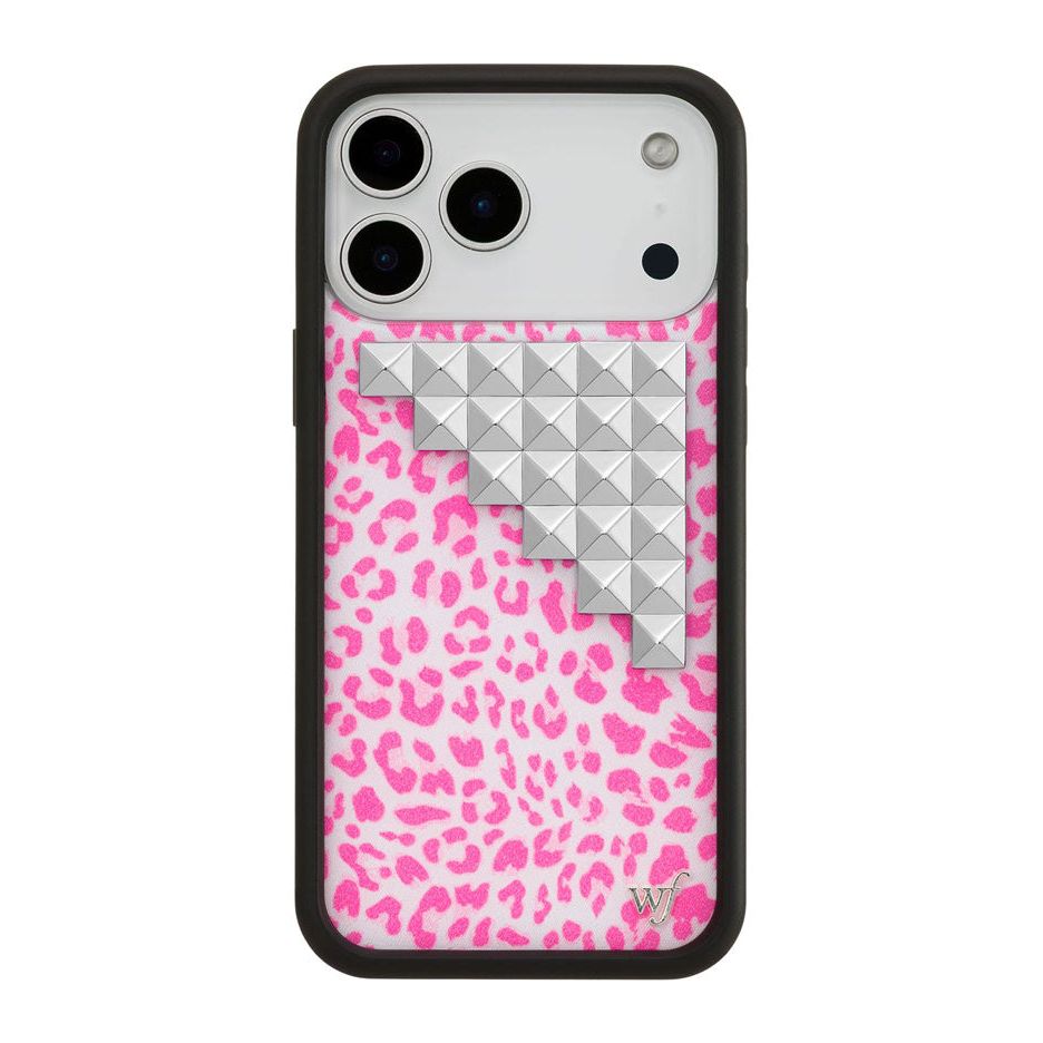 Pink Meow Stud iPhone Case
