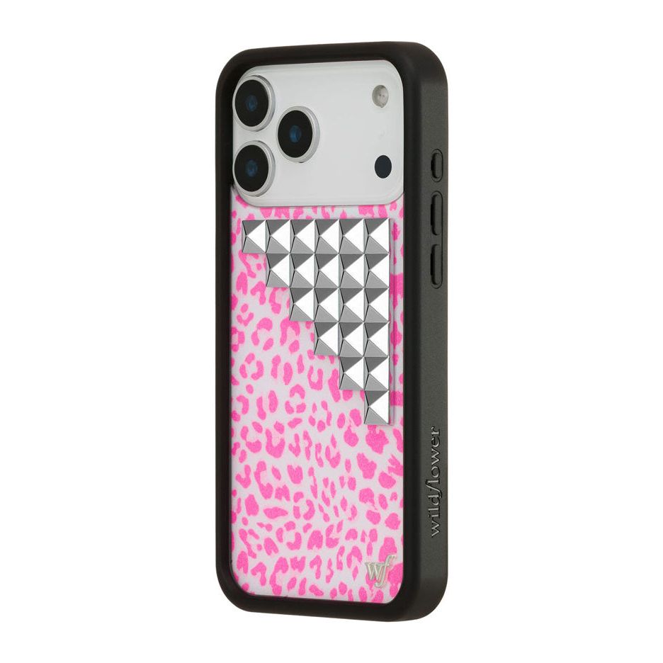 Pink Meow Stud iPhone Case