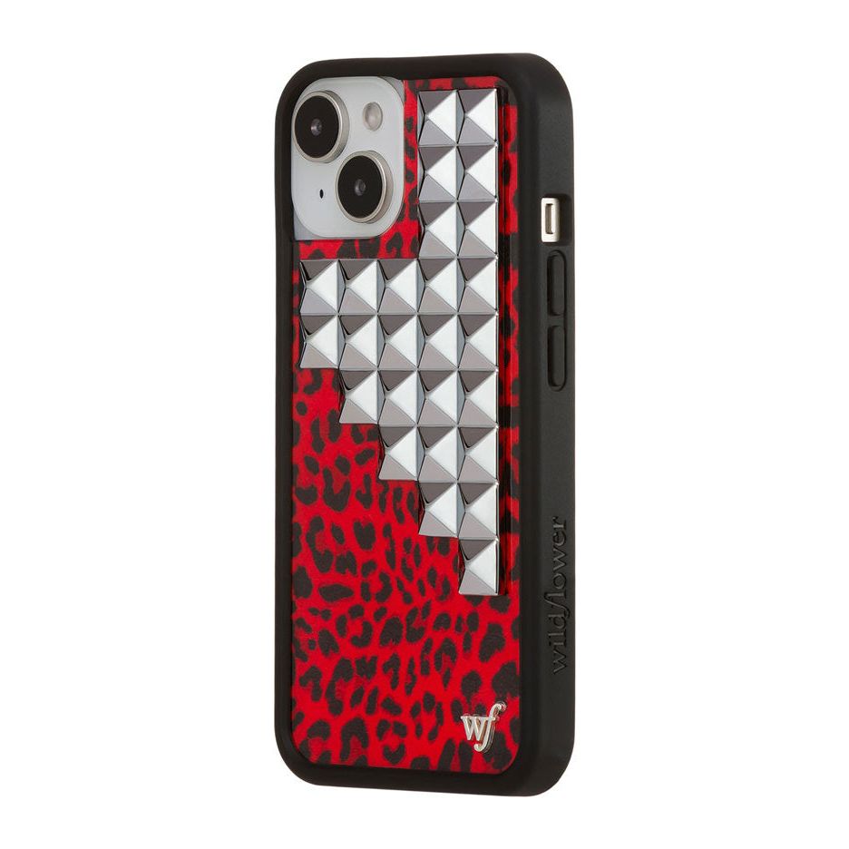 Red Meow Stud iPhone Case