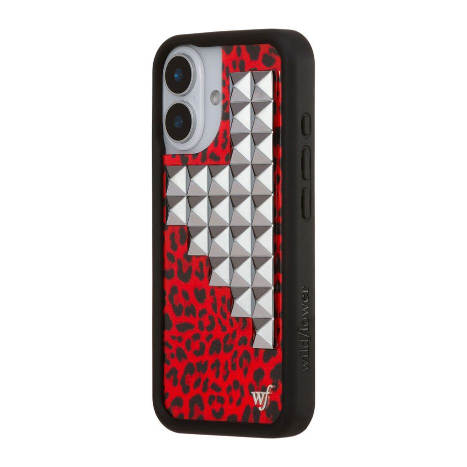 Red Meow Stud iPhone Case