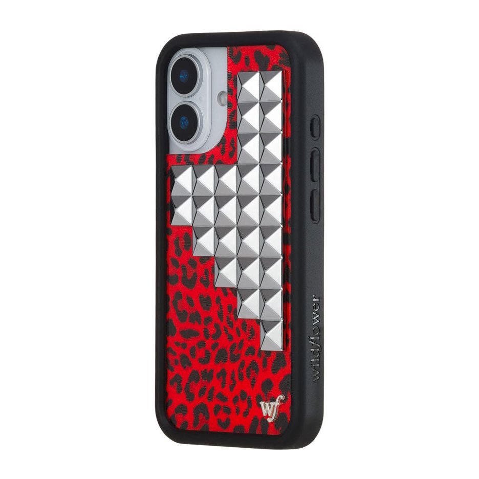 Red Meow Stud iPhone Case