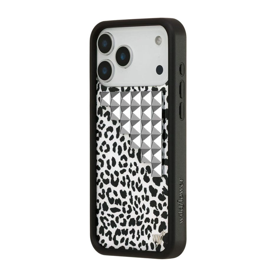 Snow Meow Stud iPhone Case