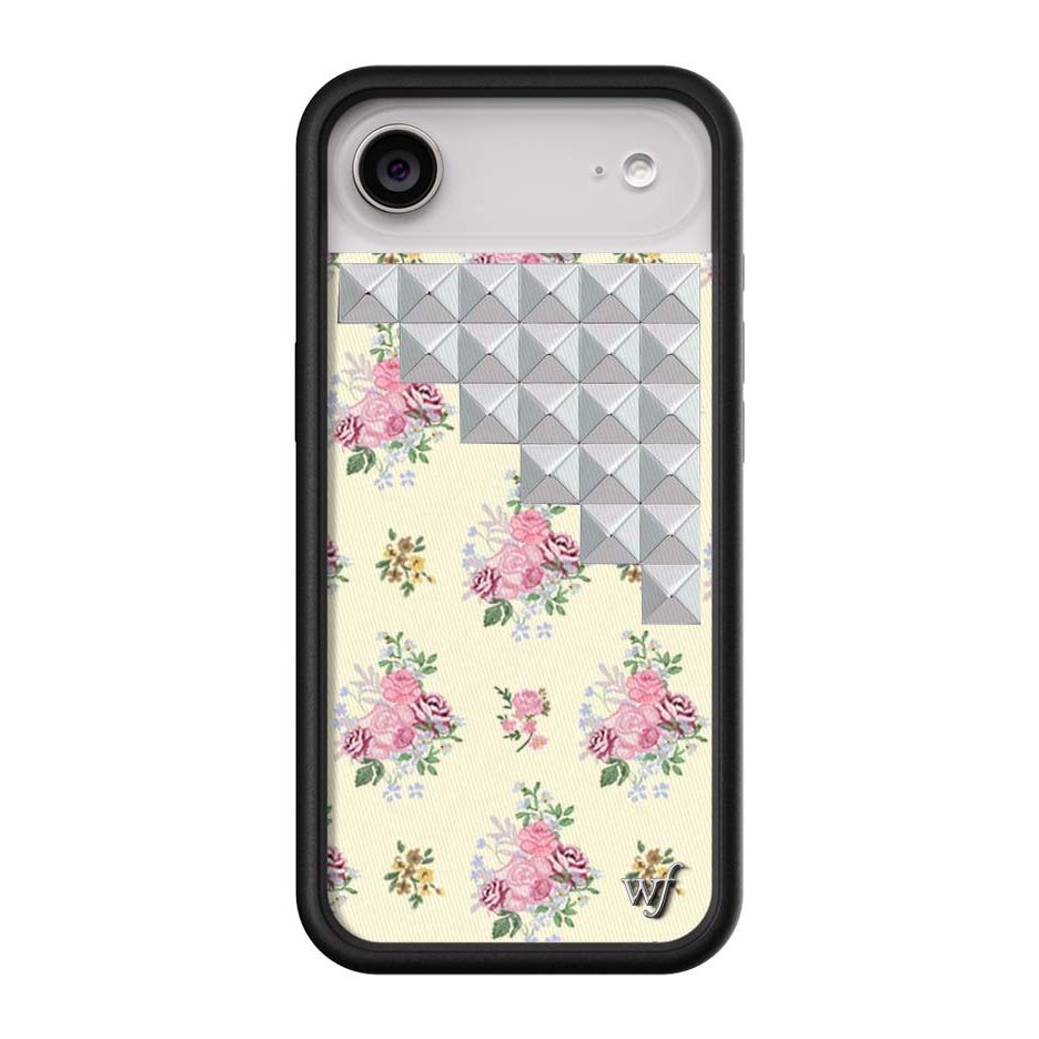Vintage Floral Stud iPhone Case