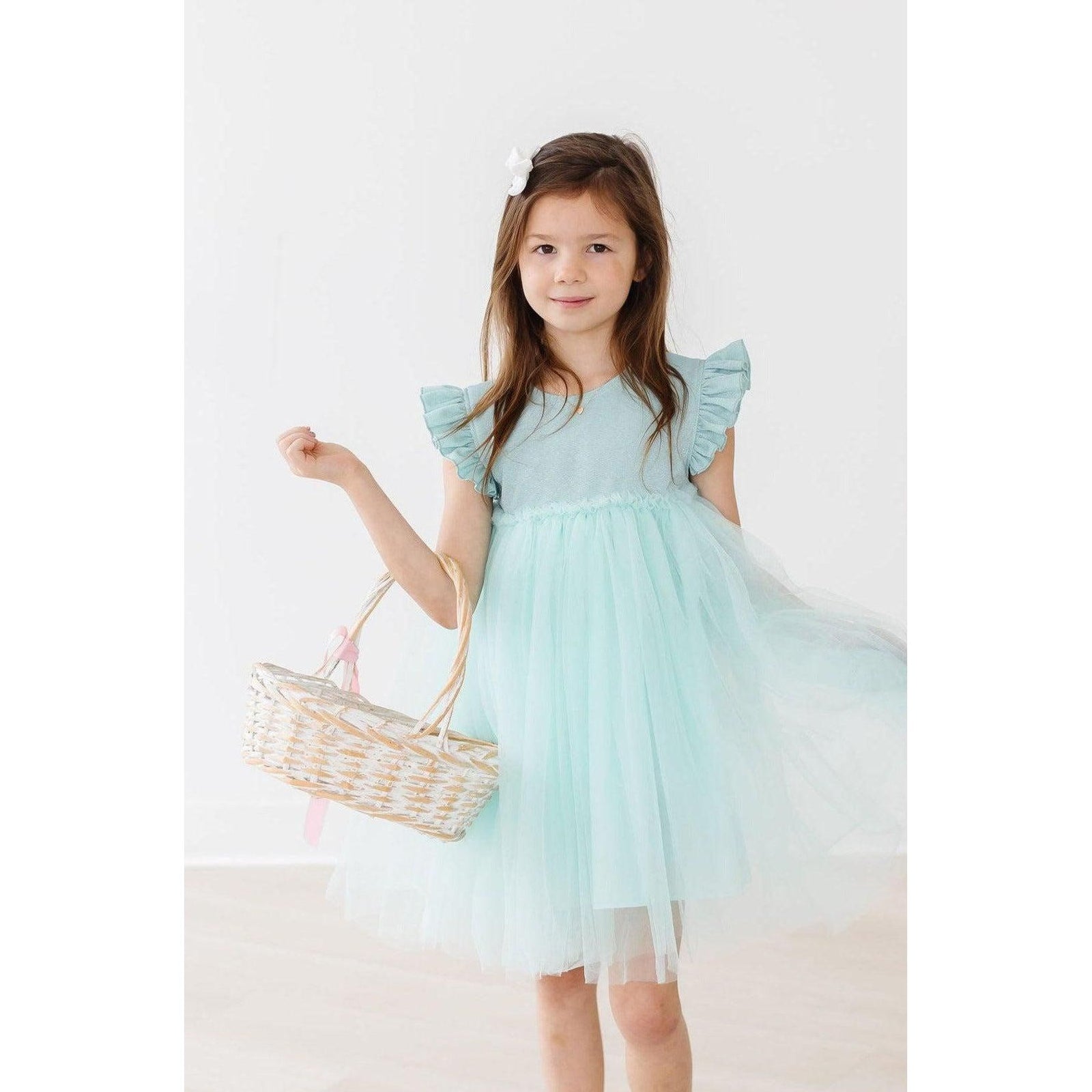 Sage Shimmer Tutu Dress