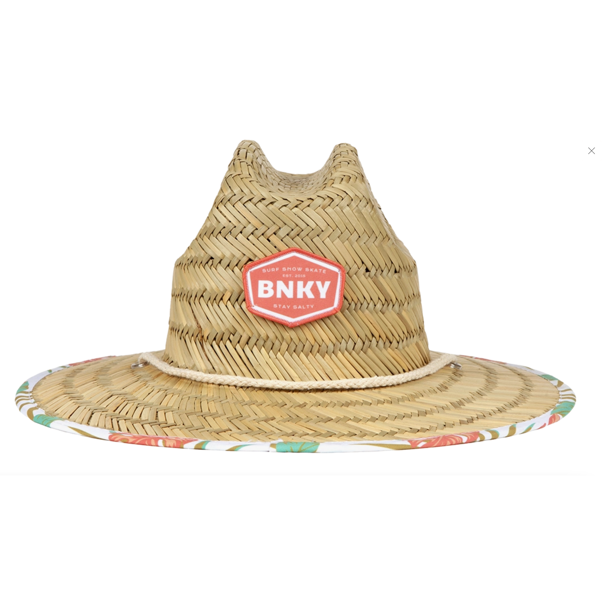 barney patrol (coral) straw hat