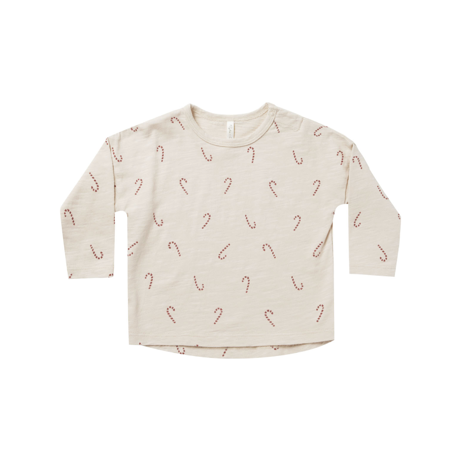 long sleeve tee || candy cane