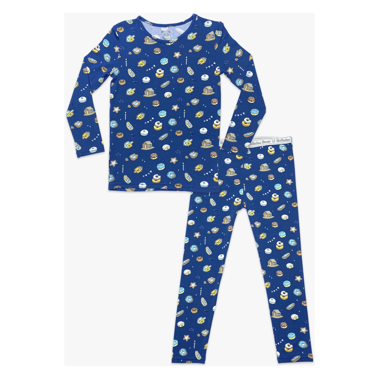 hanukkah cookies bamboo kids two piece pajamas