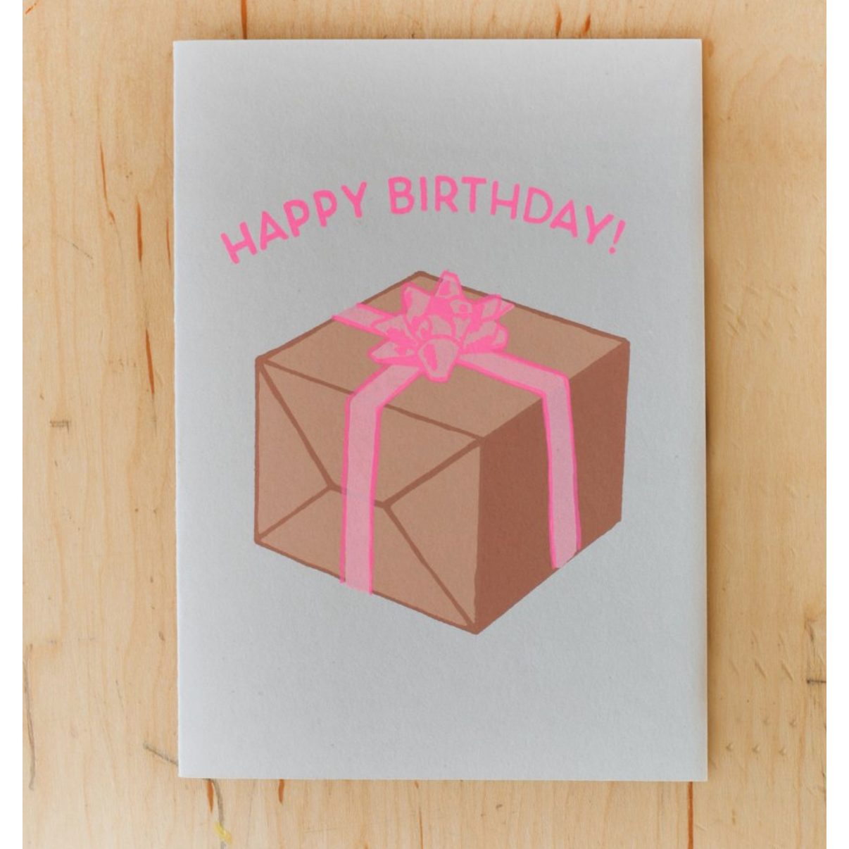 birthday present greeting card