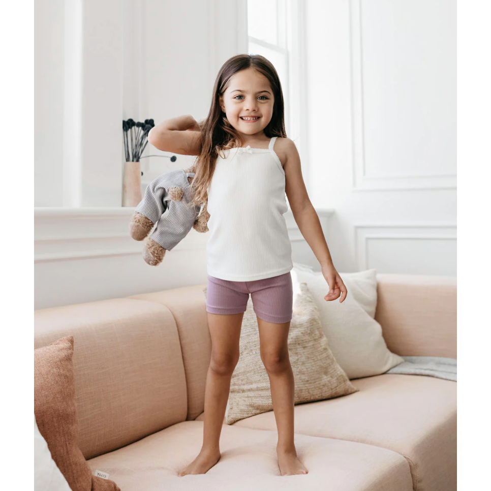 organic cotton modal singlet | milk