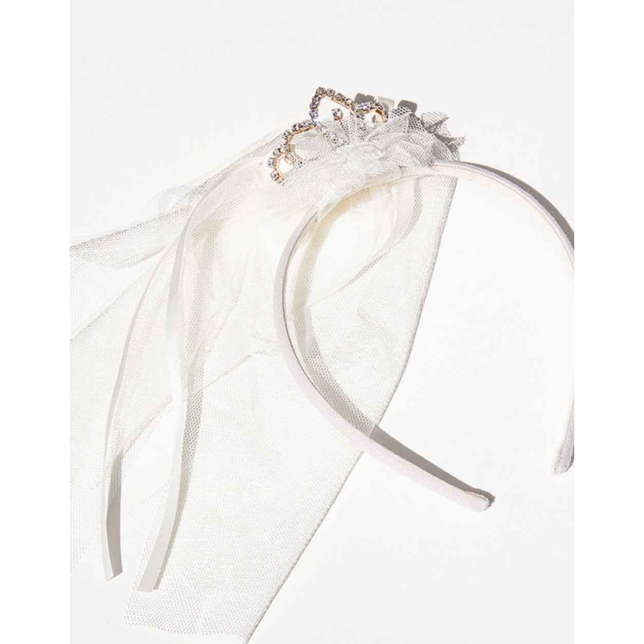 tiara headband | cream