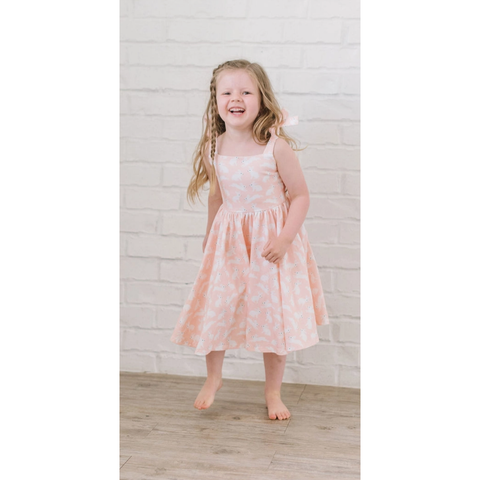valerie dress in bunny hop | pocket twirl dress