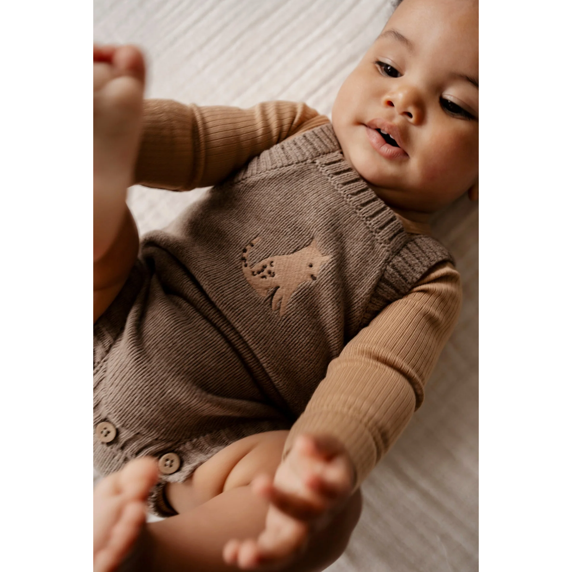 ethan playsuit | cashew marle