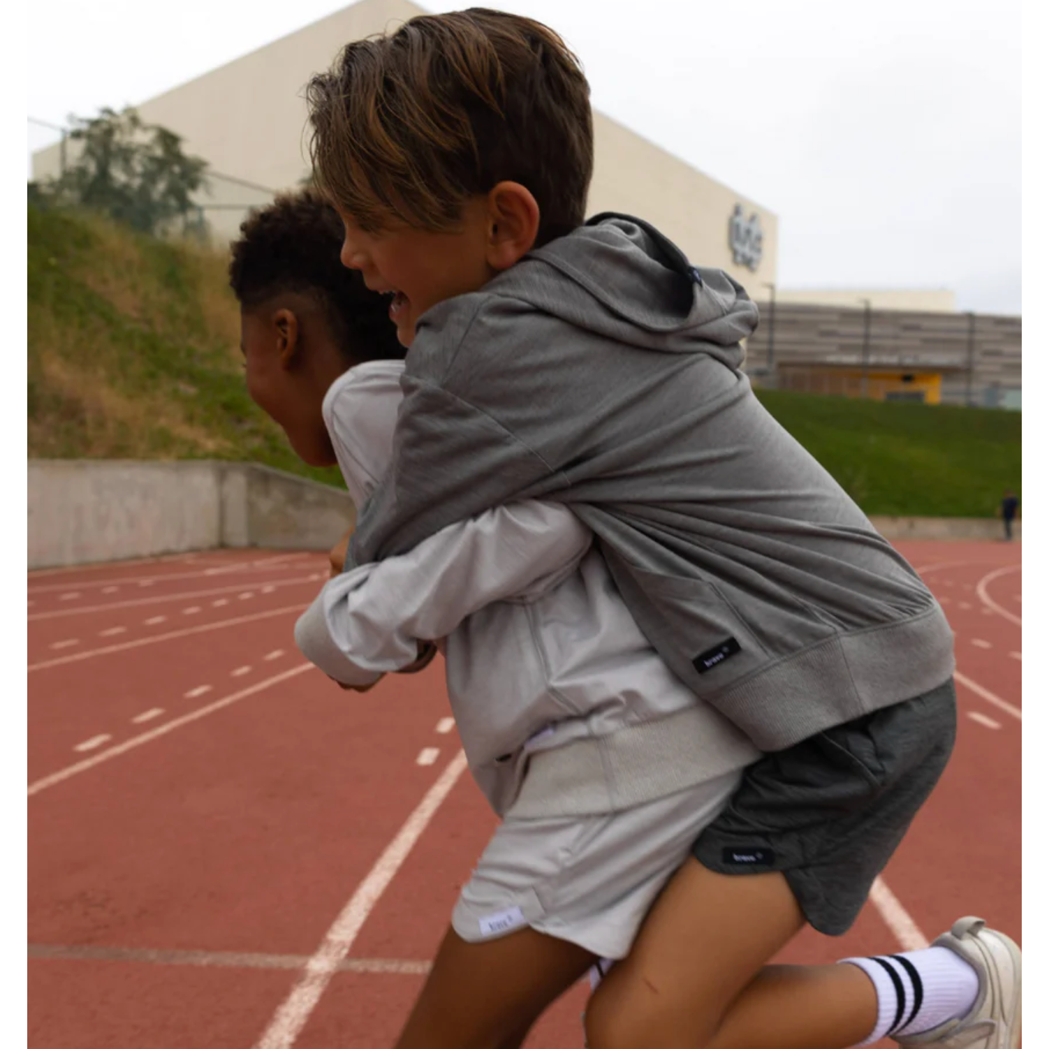 shaker hoodie || greyish black