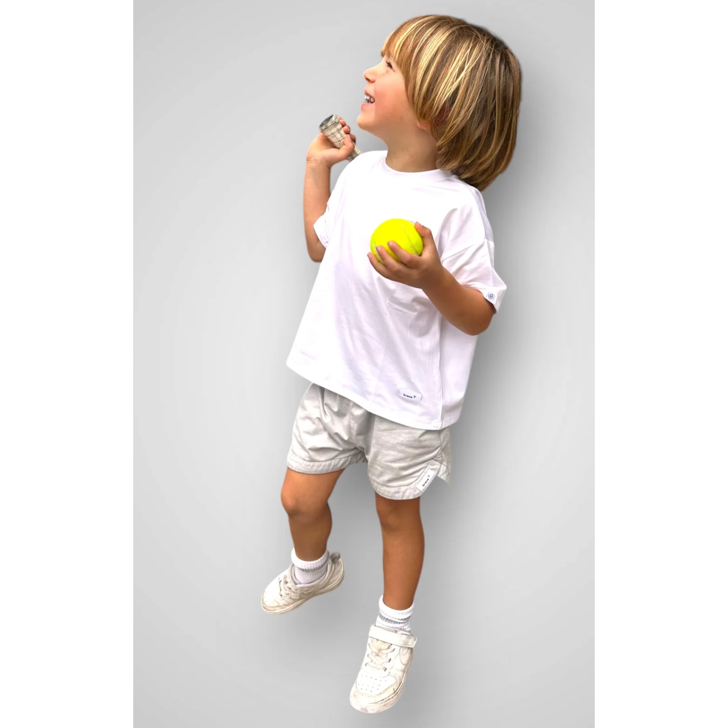 short sleeve shaker tee || white