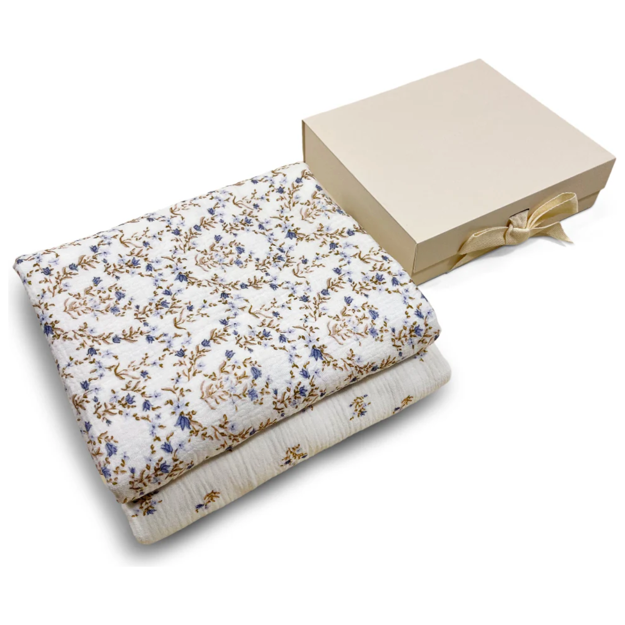 baby swaddle blanket | blue tulip swaddle