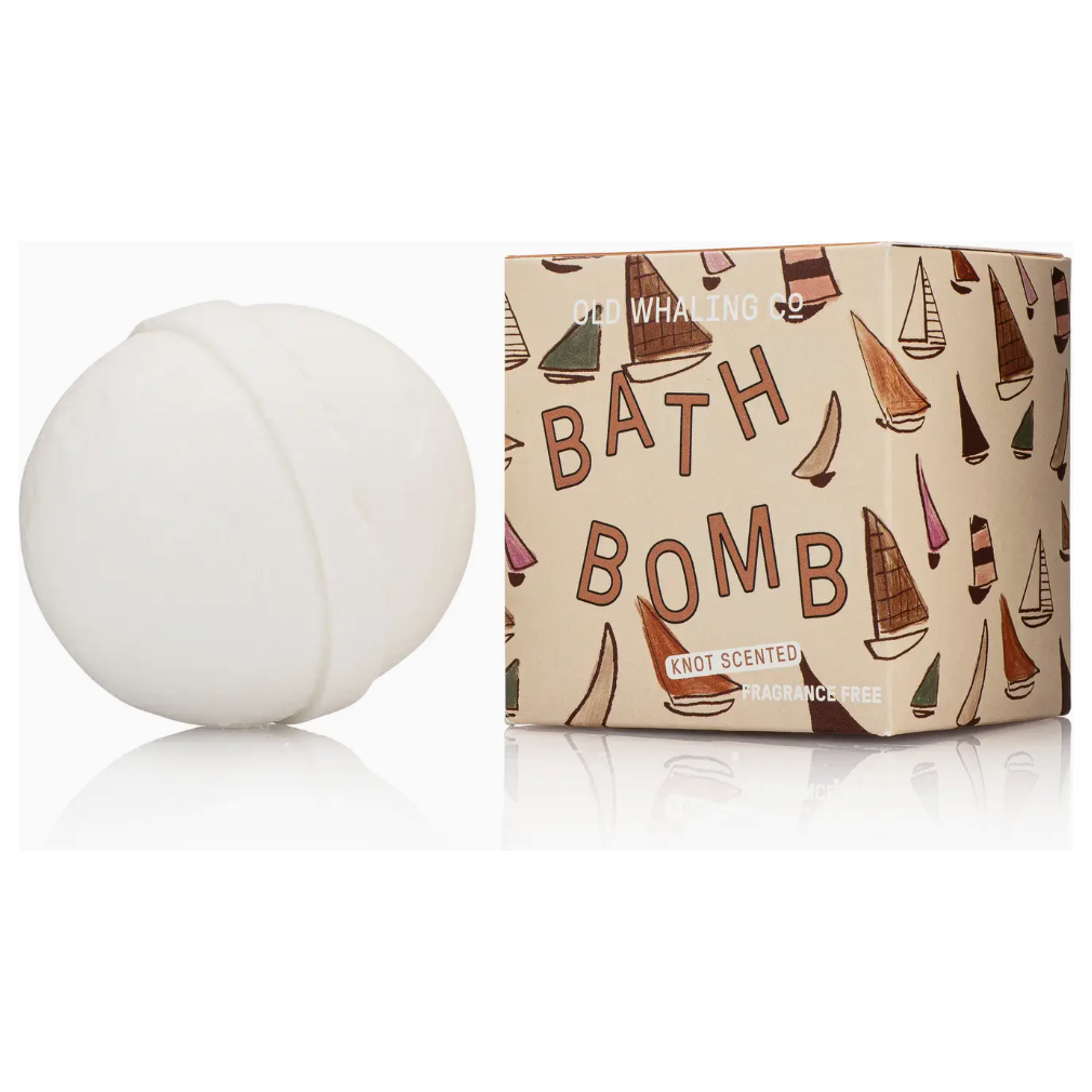 knot scented (fragrance free) bath bomb