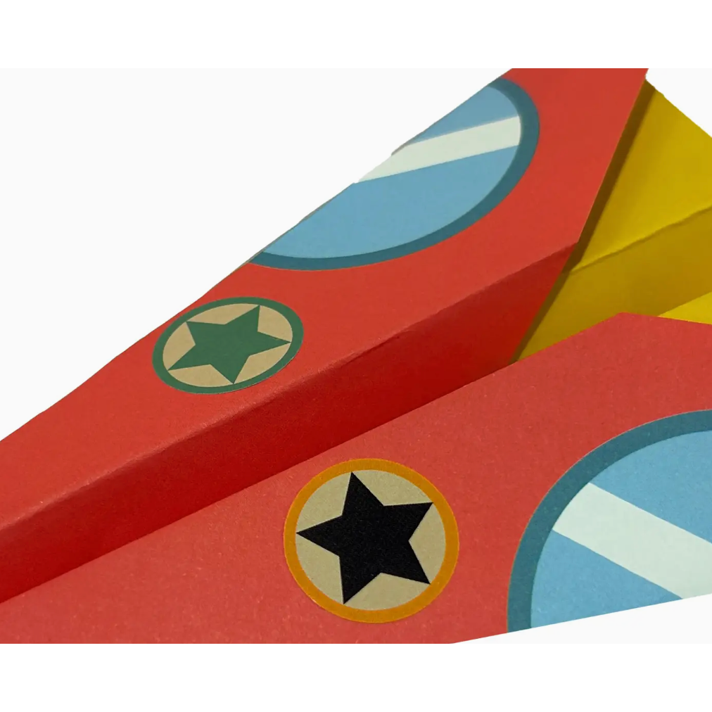 D.I.Y. paper air planes activity kit | set of 24 designs