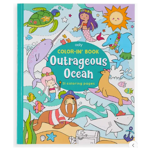 color-in book in outrageous ocean