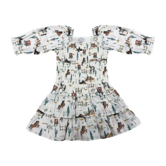 western mirrorball dress