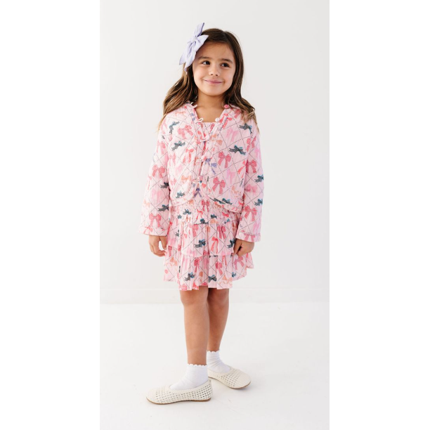 bows sylvie quilted jacket